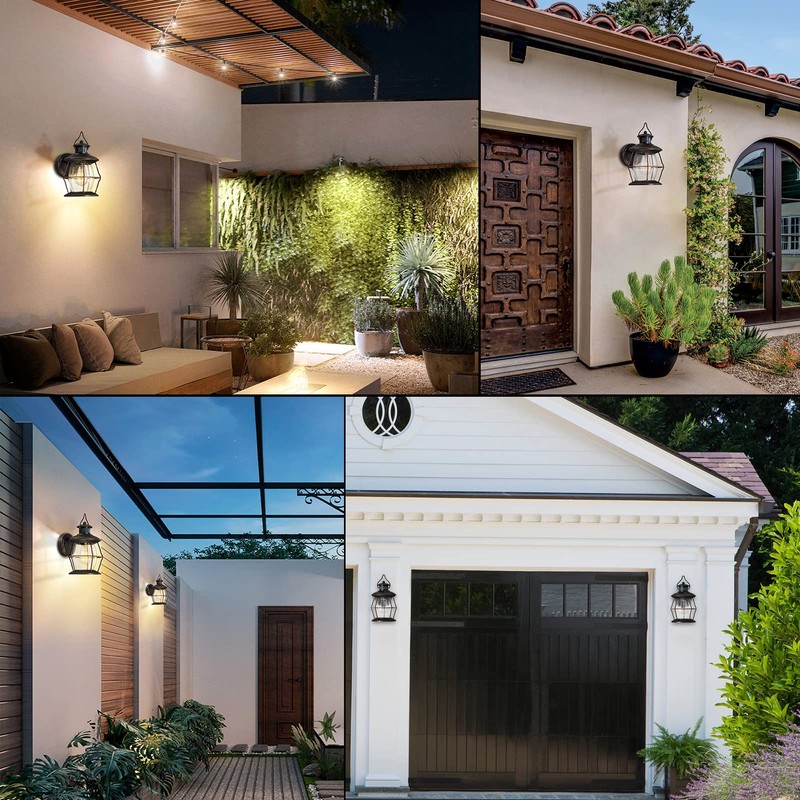 MrSconce Motion Sensor Outdoor Wall Lights, Advanced Dusk to Dawn