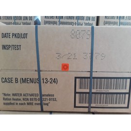 Military MREs Box A and Box B NSP/Test Date 03/2021