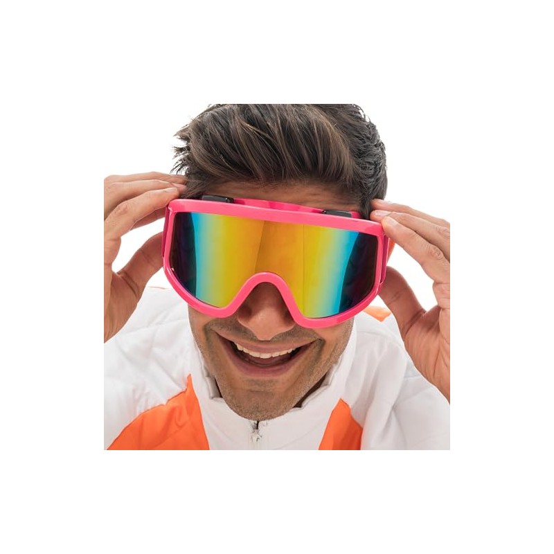 Chaks - Ski Goggles 80s/90s Style, Shrill Glasses in Retro
