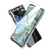 Compatible Pixel 8a Glass Film with Guide Frame for Peeping