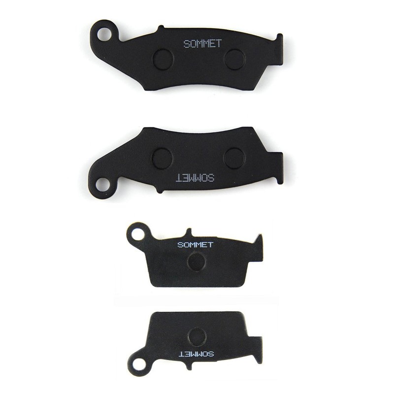 SOMMET Motorcycle Brake Pads Front and Rear for Honda CR