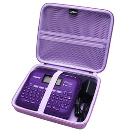 LTGEM Case Compatible with Brother P-Touch PT- D610BT / PT-D410 / PT-D460BT / PTD600 / PTD400AD Label Maker, Purple