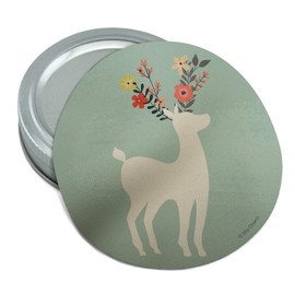 Deer and Flowers Round Rubber Non-Slip Jar Gripper Lid Opener