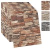 Yutianli 10PSC 3D Wall Panels Peel and Stick Faux Brick