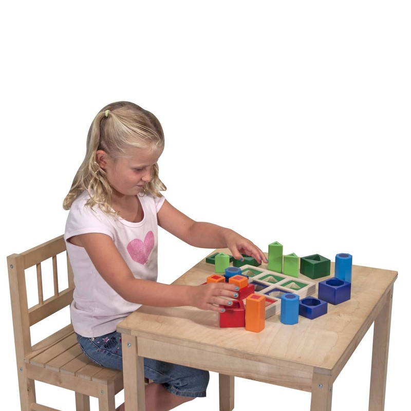 Melissa & Doug Consecutive shape sorting set
