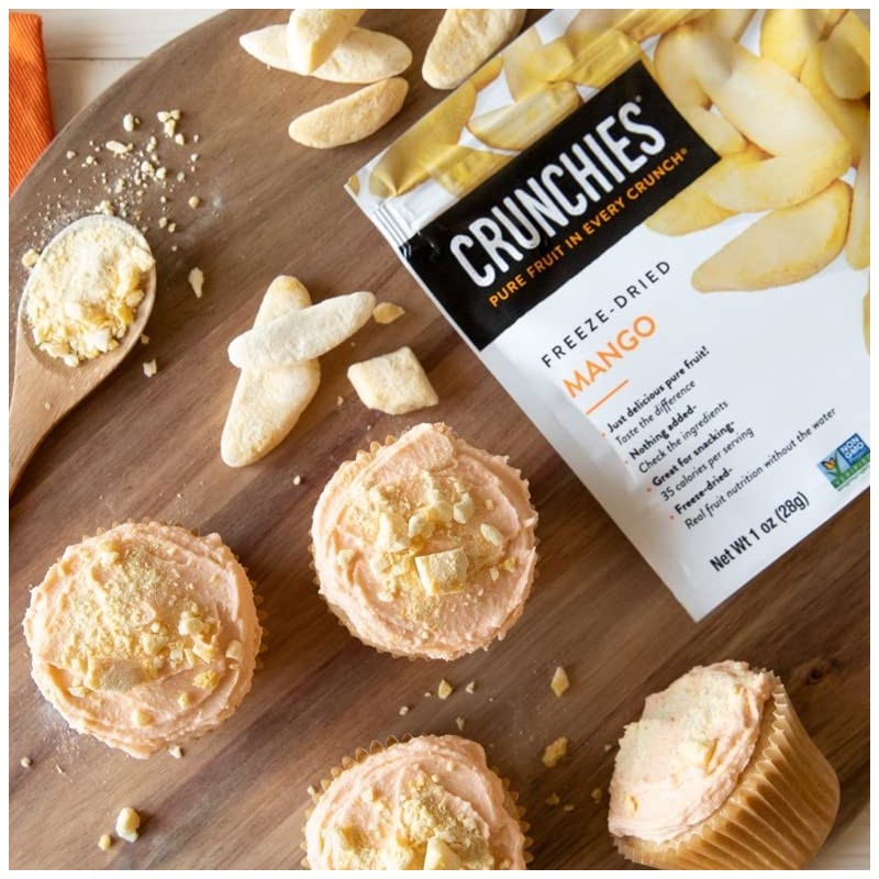 Crunchies Freeze-Dried Fruits, 100% All Natural Crispy Fruit, Non GMO