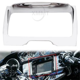 Unbranded Chrome ABS Stereo Trim Cover For Harley Tri Electra Street Glide FLHX 2014-23 US