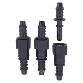 Fuel Line Hose Quick Release Petrol Hose Coupling Disconnect Hose Connector Fuel Line Quick Coupling Connection for 7.89 mm to 5/16 8 mm Fuel Hose