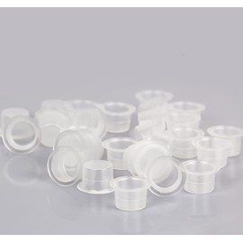 Plastic Ink Caps for Tattooing, 100Pcs Tattoo Ink Caps,Small Tattoo Cups,Tattoo Pigment Ink Cups,Disposable Tattoo Ink Caps Disposable Tattoo Ink Cups, Microblading Tattoo Ink Cups,Tattoo Pigment Caps