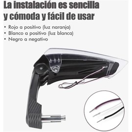 Protector Manos Cubre Puño Moto Universal, Handguard Luz Diurna Direccional