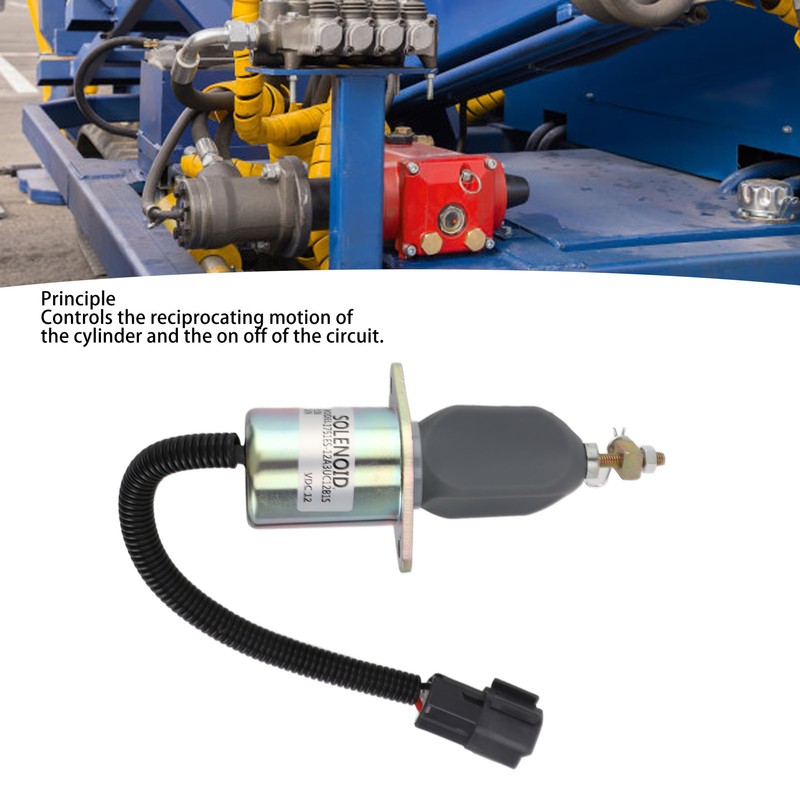 12V Fuel Shut Off Solenoid 1751ES 12A3UC12B1S Accurate Fuel Cut