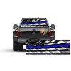 Unbranded AMERICAN FLAG THIN BLUE LINE POLICE SUPPORT Rear Window