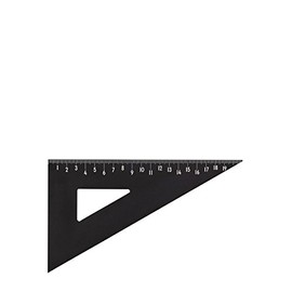 Metal Set Square Triangular Ruler 21cm