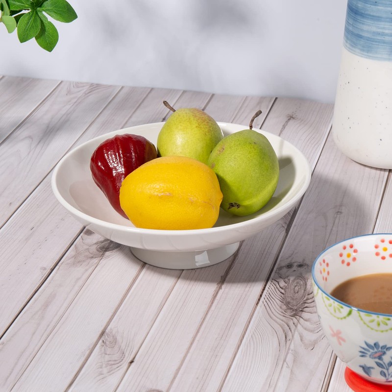 Magclay Ceramic Fruit Bowl, 8.6" Fruit Basket for Kitchen Counter,