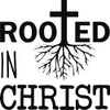 Rooted in Christ Christian Religious Vinyl Decal Sticker for Car/Window/Wall