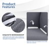 JIVINER High Stretch Couch Covers for 3 Cushion Couch 1-Piece