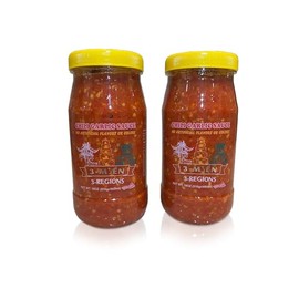 3 Mien (3Region) Garlic Chili Sauce, Asian Spicy Sauce 18oz, (2 counts)