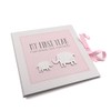 ukgiftstoreonline Baby Girl My First Year Keepsake Record Book (No