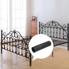 Oedema 10 Pcs Black Rubber Bed Frame Covers Leg Protectors