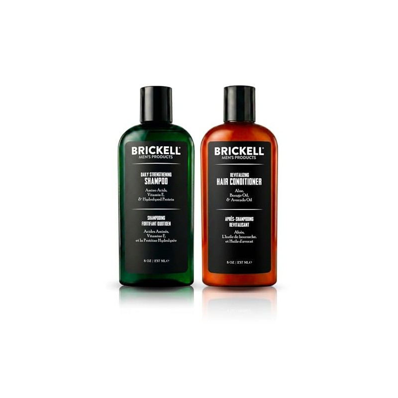 Brickell Menââ‚¬TMs Daily Revitalizing Hair Care Routine - Mint &