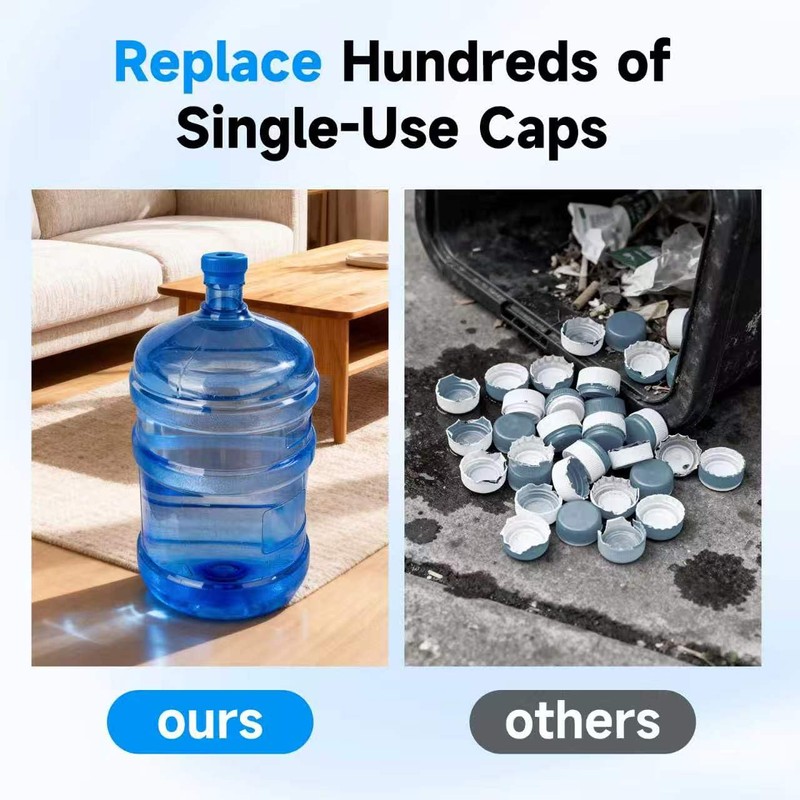 3 & 5 Gallon Water Jug Cap, 3 Pack Reusable
