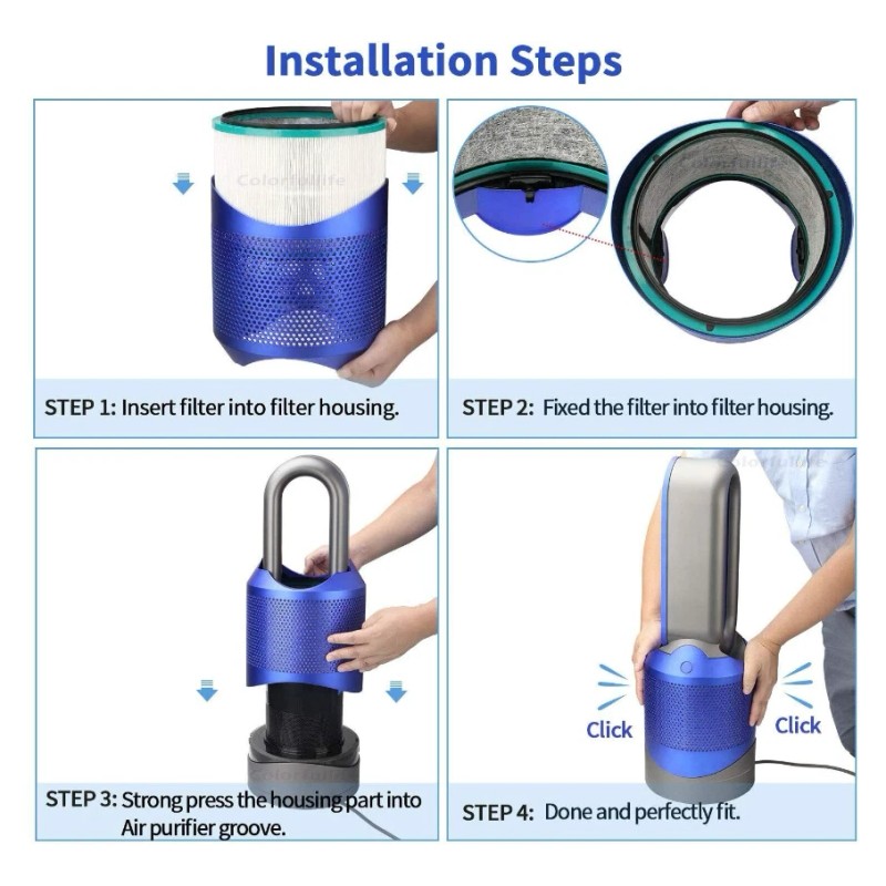 Filter HEPA Filter For Dyson DP01 HP02 HP00 HP01 Pure