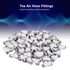 50PCS PT1/4 Hose Connectors PU Nylon Tubing T Shaped Tee