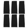 6PCS Ceiling Fan Filter Self Adhesive Activated Carbon Cotton Elliptical
