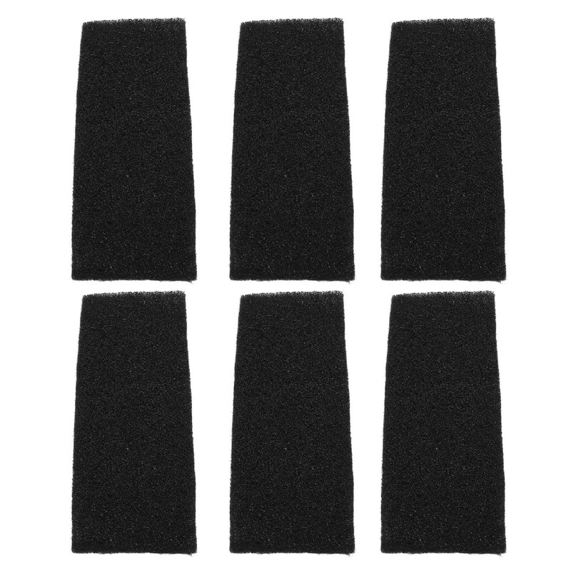 6PCS Ceiling Fan Filter Self Adhesive Activated Carbon Cotton Elliptical