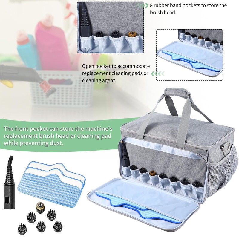 TEFGTER Steam Cleaner Storage Bag Compatible with Dupray Neat Steam