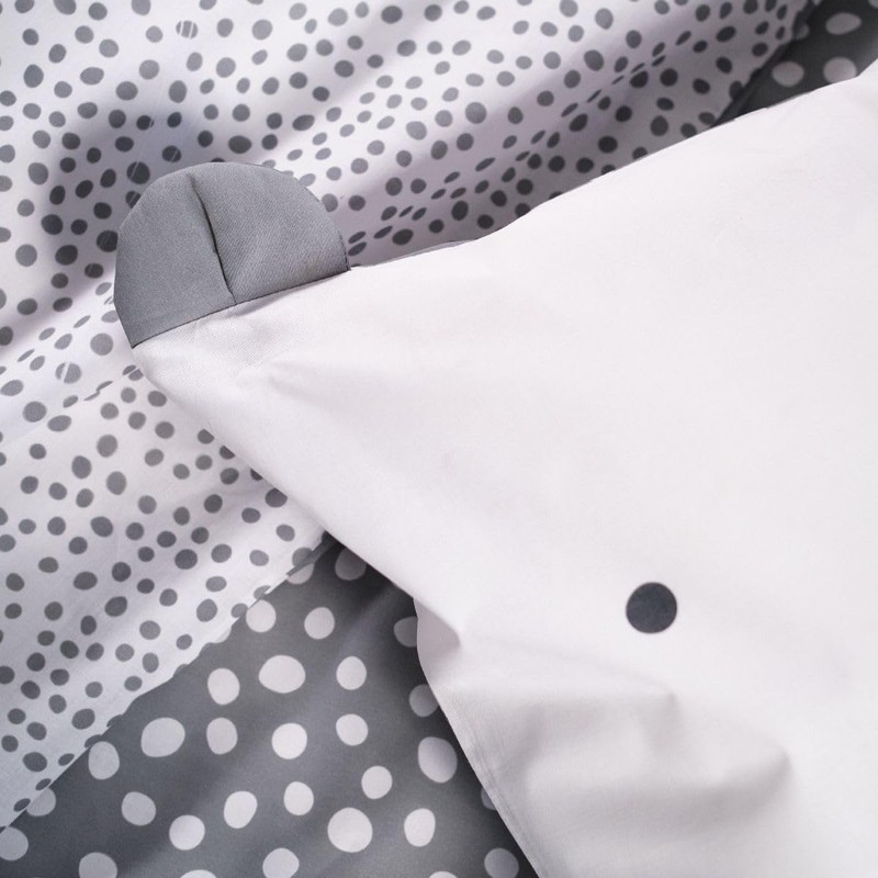Children's Bedding Set, Polar Bear with Polka Dots, 100% Cotton,
