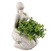 Aclema Large Planters for Outdoor Indoor Plants Head Face Planter