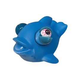 Wild Winkers - Dolphin by Deluxebase Squeeze Toy Dolphin with Banging Eyes Stress Fidget Toy for Adults and Children Squishy Toy Animal Figures for Children Party Favours and Stress Toys