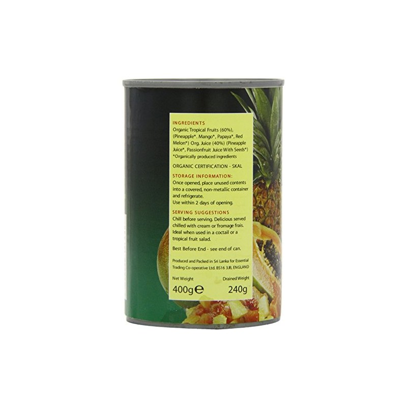 Essential Trading Pineapple Chunks In Organic Juice 400g