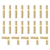 sourcing map 20Pcs Invisible Barrel Hinges, 4x25mm Brass Concealed Hinge,