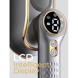 Portable Travel Steamer, 1200W Handheld Fabric Steamer for Clothes, 4 Modes with LCD Display, Powerful Wrinkle Remover for Home & Travel, 150ml Water Tank, 10S Fast Heat-Up, 180° Swivel Handle, Grey