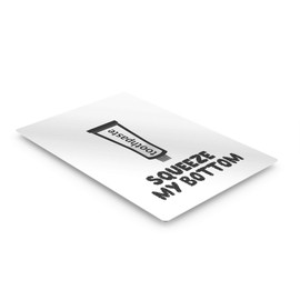 Smile Art Design Squeeze My Bottom Funny Quote Saying Bathroom Decor Metal Print Toothpaste Funny Bathroom Sign Bathroom Wall Decor Toilet Wall Art Home Decoration Ready to Hang Made in USA- 12x8