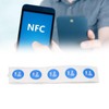 NFC Tag, NFC Stickers, Waterproof, Programmable, 30 Pieces, Wear-Resistant (Blue)