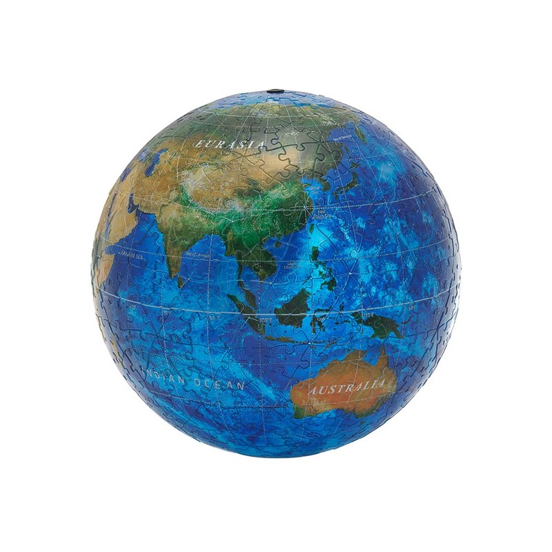 Yanoman 540 Piece Jigsaw Puzzle 3D Sphere Puzzle Blue Earth
