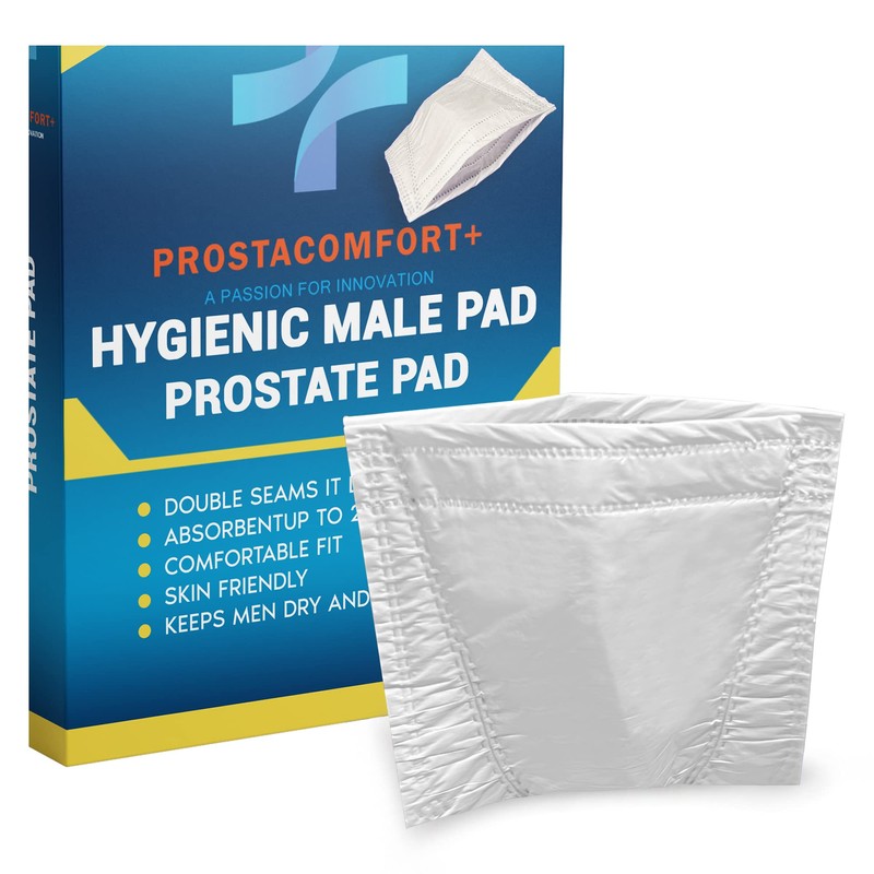 PROSTACOMFORT+ Hygienic Male Pad – 24 Pcs Incontinence Guards for