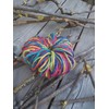 Rainbow Pumpkin for Fall Table Decor, Shelf or Mantel