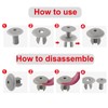 XICIKI Pack of 50 701867299 Mounting Clips for VW T4,