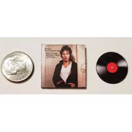 Dollhouse Miniature Record Album 1" 1/12 Bruce Springsteen Darkness Town