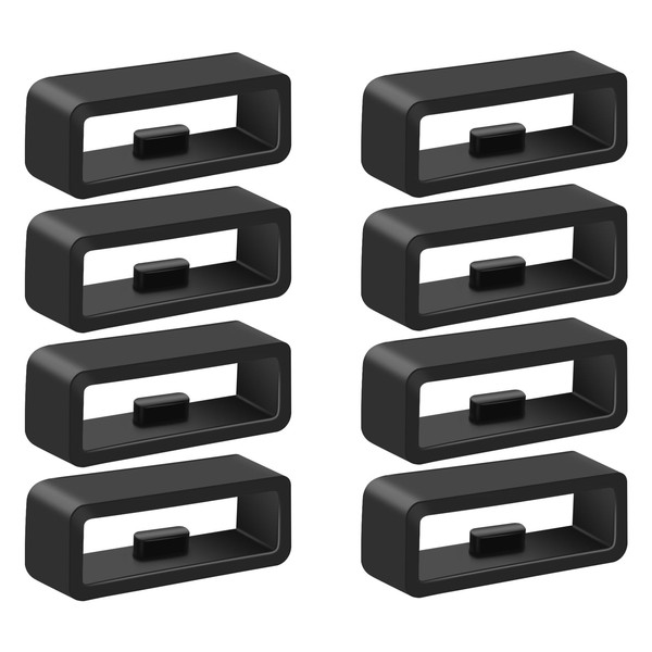 8-Pack Band keepers Compatible with Garmin Forerunner 265/35/235, Forerunner 945/935
