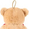 BRUBAKER Teddy Plush Bear with Heart Red - Good Luck