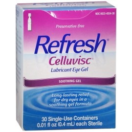 Refresh Celluvisc Lubricant Eye Gel Single-Use Containers 30 EA
