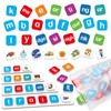 HugHush Magnetic Letter Tiles, Phonics Spelling Games Speech Therapy Phonemic