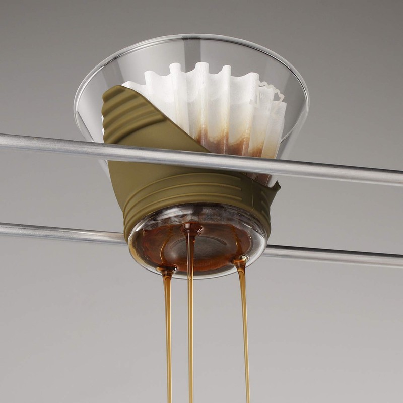 Kalita Wave Style UP Set, Size 185, 500ml Server, Green
