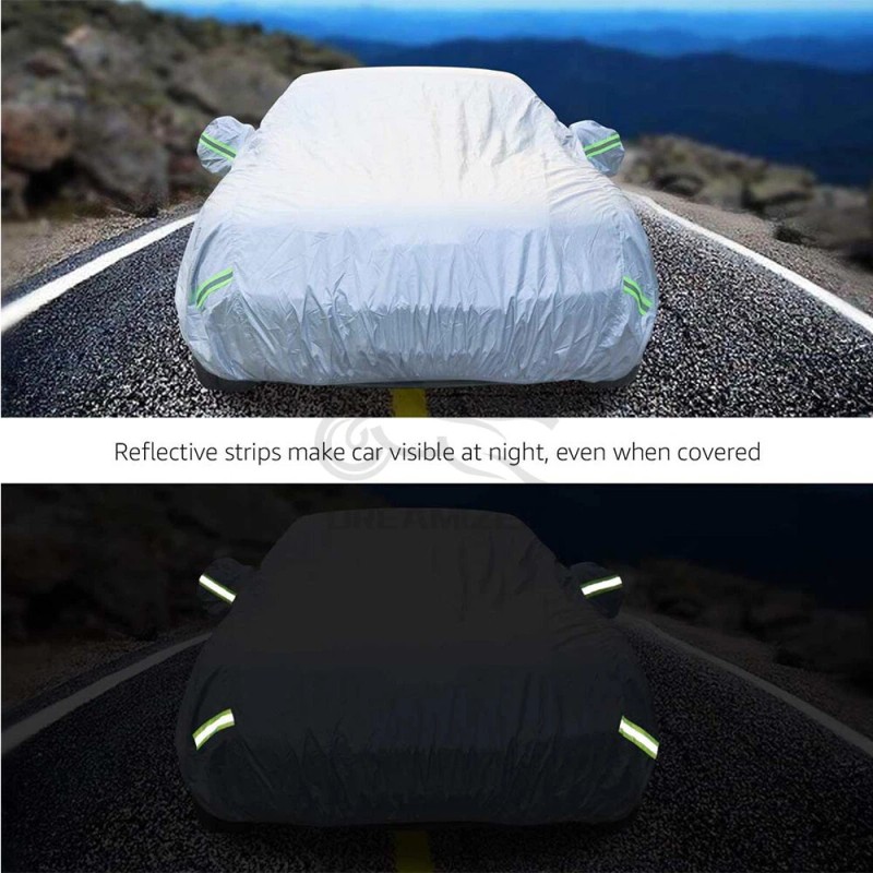DREAMIZER Car Cover Outdoor Waterproof UV Rain All weather Protection