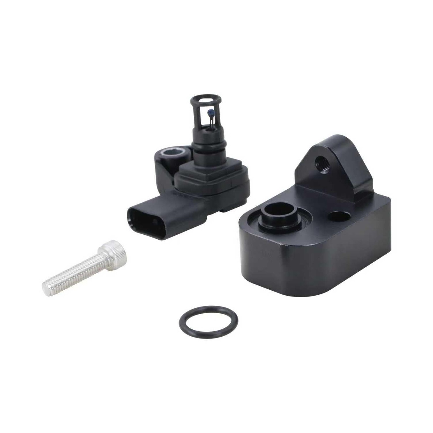 Intake Air Temperature Sensor with MAP Sensor Spacer (Black) Fit for ...